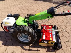 Traktor MGM Lampacrescia 13 le-s MGM Castoro Super HONDA ipari kivitelű forgóboronás egytengelyes kistraktor