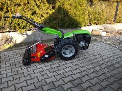 Traktor MGM Lampacrescia 15 le-s MGM Lampacrescia Castoro Super Maxi ipari kivitelű síkelőkészítő-talajszekcionáló egytengelyes kistraktor