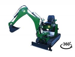 Egyéb építőipari gép  Mini Forgókotró MPT-82-1500-P+