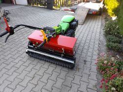  MGM Lampacrescia 13 le-s MGM Lampacrescia Castoro Super Honda ipari kivitelű fűmagvető egytengelyes kistraktor