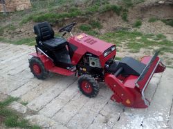 Traktor DAKR Cseh gyártmányú 16 LE-s Panter FD5 Mulcher mulcsozótraktor szuper áron