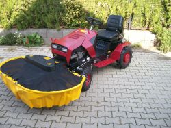 Traktor DAKR 16 LE-s Briggs motoros, Panter FD-5 fűkaszáló traktor, cseh gyártmány!