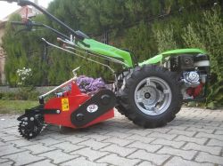 Traktor MGM Lampacrescia 13 le-s MGM Lampacrescia Castoro Super Honda ipari kivitelű síkelőkészítő-talajszekcionáló egytengelyes kistraktor