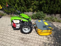 Traktor MGM Lampacrescia 13 le-s Castoro Super Honda ipari kivitelű fűkaszáló kistraktor („Kemper” jellegű kaszával)