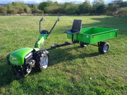 Traktor MGM Lampacrescia Olasz gyártmányú Castoro Super multifunkcionális kistraktor !!!