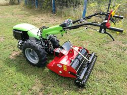 Traktor MGM Lampacrescia 11 le-s MGM Lampacrescia Castoro Master Lombardini ipari kivitelű síkelőkészítő-talajszekcionáló egytengelyes kistraktor