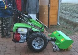 Traktor MGM Lampacrescia Castoro Super Honda Seprőgép, professzionális multifunkcionális seprőgép szenzációs áron !!!