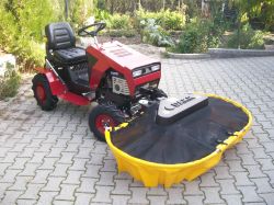 Traktor DAKR Panter FD-5 minitraktor dobos kaszával, (Cseh gyártmányú), 16 LE-s, szenzációs áron