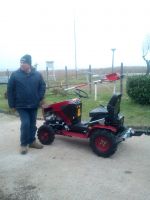 Traktor DAKR Panter FD-5 minitraktor, (Cseh gyártmányú), 16 LE-s, szenzációs áron