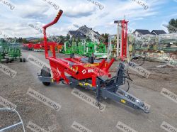 Szálastakarmány betakarítás gépei Metal-Fach Z577 vontatott bálacsomagoló