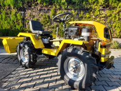 Mezőgazdasági gépek Taurus Minitraktor Tauros ZX 18 4x4, 18 LE-s, talajmaróval, szenzációs áron !!!