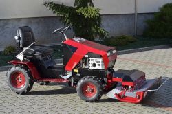 Mezőgazdasági gépek DAKR Panter FD-5 magasgazvágó minitraktor, (Cseh gyártmányú), 16 LE-s, szenzációs áron