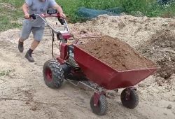 Mezőgazdasági gépek DAKR 16 LE-s Cseh gyártmányú Dakr Panter FD-3 + KOR 220 minidömper szenzációs áron