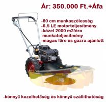  DAKR 6,5 LE-S TEKTON L196 MAGASGAZVÁGÓ-KASZÁLÓ GÉP (CSEH GYÁRTMÁNY), 350.000 Ft.+Áfa