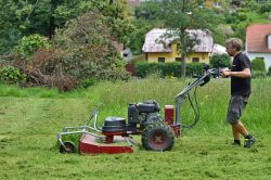  DAKR PANTER FD-3-MOWER professzionális egytengelyes traktor kétkéses fűnyíróasztallal !!!