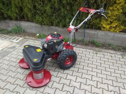  DAKR Dakr Panter FD-344 + RZS121 dobkasza (13 LE-s) cseh gyártmányú professzionális egytengelyes traktor szuper áron !!!
