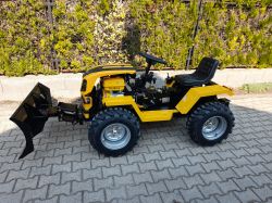   Tauros ZX 18 4x4, 18 LE-s kerti kistraktor, hótolólappal és széles kerekekkel, szenzációs áron !!!