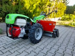  MGM Lampacrescia 13 le-s MGM Lampacrescia Castoro Super Honda ipari kivitelű fűmagvető egytengelyes kistraktor