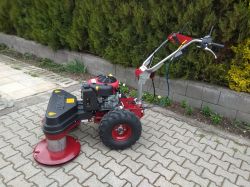  DAKR Dakr Panter FD-344 + RZS121 dobkasza (13 LE-s) cseh gyártmányú professzionális egytengelyes traktor szuper áron !!!