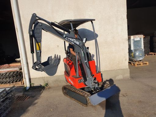 Everun ERE10 pro mini forgó kotró fordítható gémmel