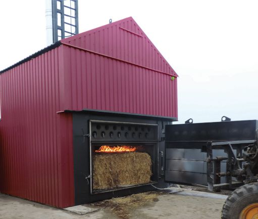  Nagy teljesítményű szalmabálás kazánok