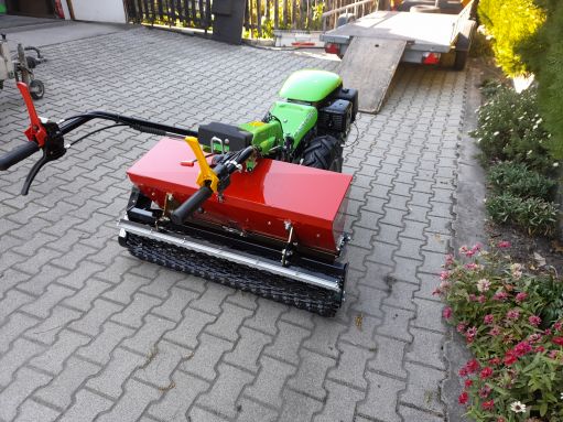 MGM Lampacrescia 13 le-s MGM Lampacrescia Castoro Super Honda ipari kivitelű fűmagvető egytengelyes kistraktor