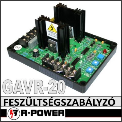  Univerzális feszültség szabályzó elektronika GAVR-20