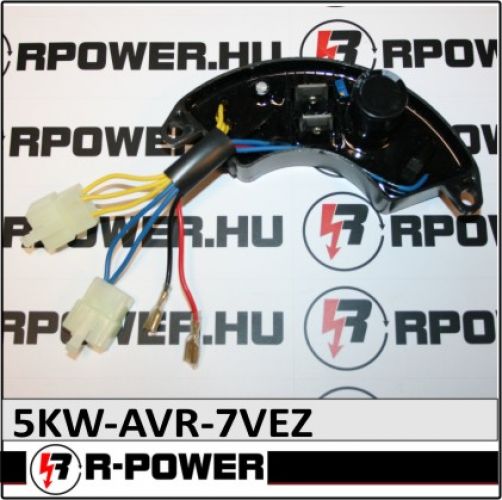  5kW Három fázisú feszültség szabályzó gerjesztő elektronika AVR