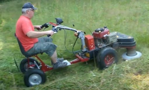 DAKR 16 LE-s Briggs motoros Panter kistraktor szuper áron !!!