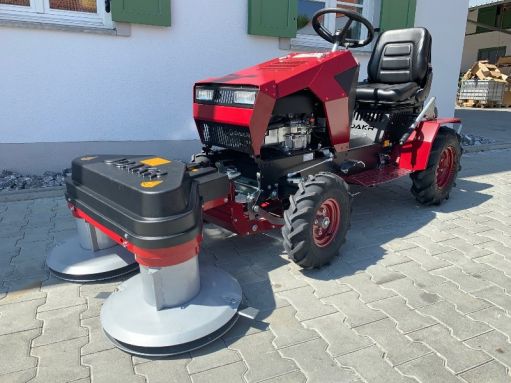 DAKR 16 LE-s Briggs motoros, Panter FD-5 fűkaszáló traktor, cseh gyártmány!