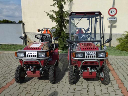 DAKR Cseh gyártmányú 22 LE-s Panter FD-52V kertészeti kistraktor