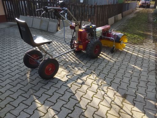 DAKR Panter FD-316 Kommunaltrak, 16 LE-s seprő kistraktor szuper áron !!!