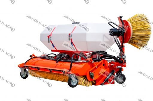 Metal-Technik TLT hajtású seprő adapter akár kis traktorokhoz is 140–160 cm