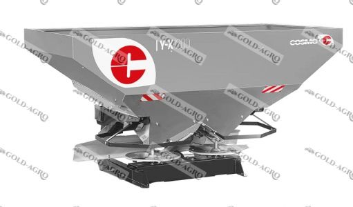 Cosmo Y/Y-X függesztett műtrágyaszóró 1200/1800 liter - ajándék kardántengellyel