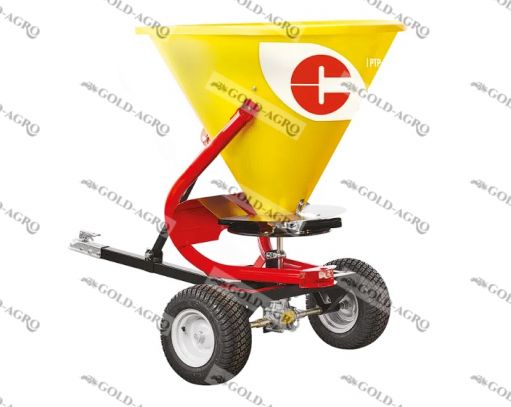 Cosmo PTP/PTP-PL/PTP-X vontatott kerékhajtású műtrágyaszóró 180/300 l vonórúddal