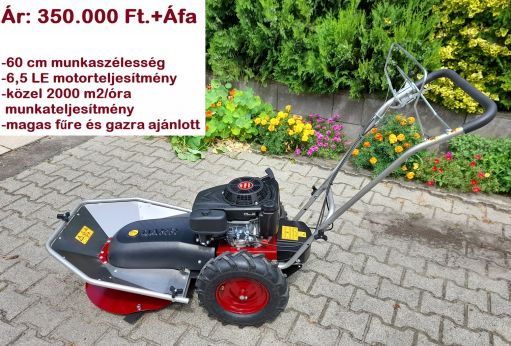 DAKR 6,5 LE-S TEKTON L196 MAGASGAZVÁGÓ-KASZÁLÓ GÉP (CSEH GYÁRTMÁNY)