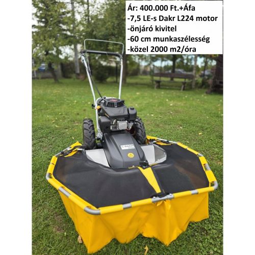 DAKR 7,5 LE-S TRITON L224 MAGASGAZVÁGÓ-KASZÁLÓ GÉP (CSEH GYÁRTMÁNY)