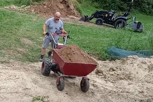 DAKR 16 LE-s Cseh gyártmányú Dakr Panter FD-3 + KOR 220 minidömper szenzációs áron
