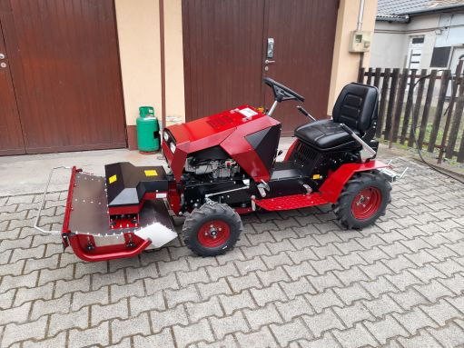 DAKR Panter FD-5 magasgazvágó minitraktor, (Cseh gyártmányú), 16 LE-s, szenzációs áron
