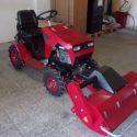Panter Cseh gyártmányú 16 LE-s Panter FD5 Mulcher mulcsozótraktor szuper áron 2. kép