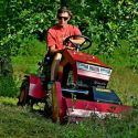 Panter Cseh gyártmányú 16 LE-s Panter FD5 Mulcher mulcsozótraktor szuper áron 3. kép