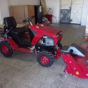 DAKR Cseh gyártmányú 16 LE-s Panter FD5 Mulcher mulcsozótraktor szuper áron 10. kép