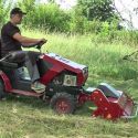 DAKR Cseh gyártmányú 16 LE-s Panter FD5 Mulcher mulcsozótraktor szuper áron 3. kép