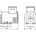  12kW-os Kefés egyfázisú szinkrongenerátor 2. kép