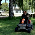  DORMAK RMH 90 ipari kivitelű fűnyíró-mulcsozó traktor (16 LE) 7. kép