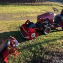 DAKR Cseh gyártmányú 16 LE-s Panter FD5 Mulcher mulcsozótraktor szuper áron 4. kép