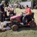 DAKR Cseh gyártmányú 16 LE-s Panter FD5 magasgazvágó fűnyíró traktor 6. kép