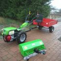 MGM Lampacrescia Honda motoros mgm-lampacrescia castoro super 13 le-s egytengelyes kistraktor !!! 14. kép