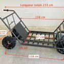  450  KG TEHERBÍRÁSÚ, CSEH GYÁRTMÁNYÚ ISOLIT-BRAVO JUMBO 2WD ELEKTROMOS SZÁLLÍTÓ JÁRMŰ 11. kép