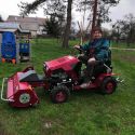 DAKR Cseh gyártmányú 16 LE-s Panter FD5 Mulcher mulcsozótraktor szuper áron 5. kép